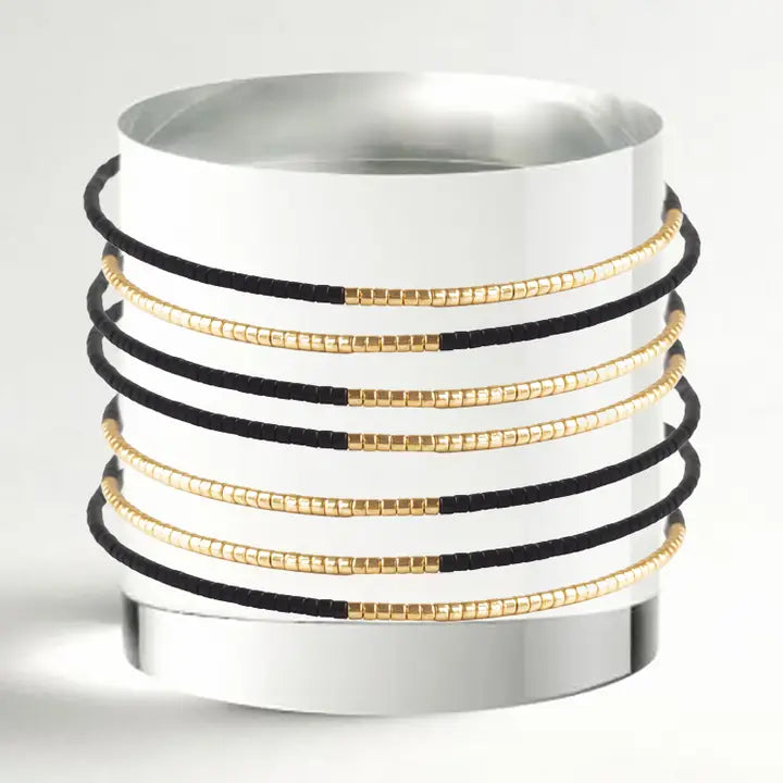 Confetti Beaded Bangle