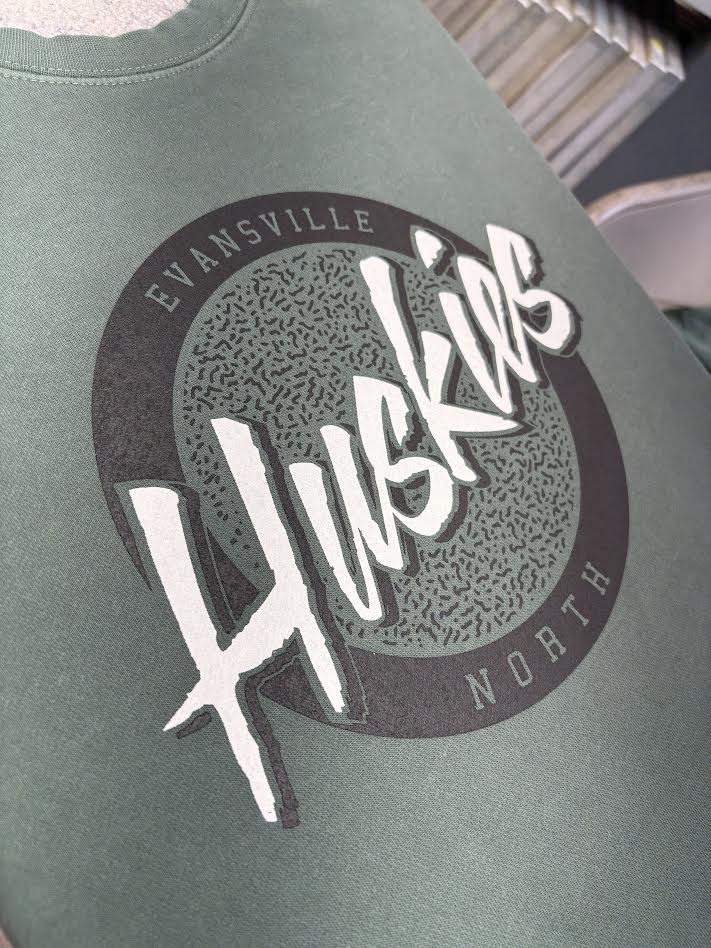 Huskies Circle Crewneck