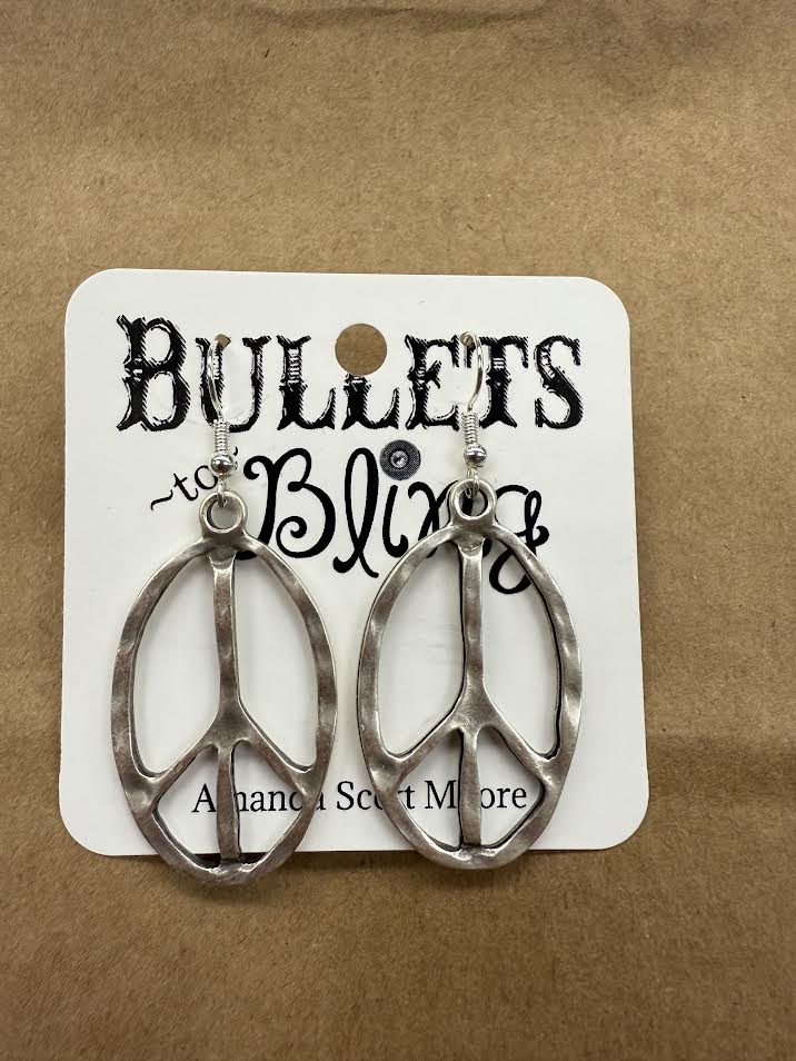 Bullets To Bling Drop Earrings