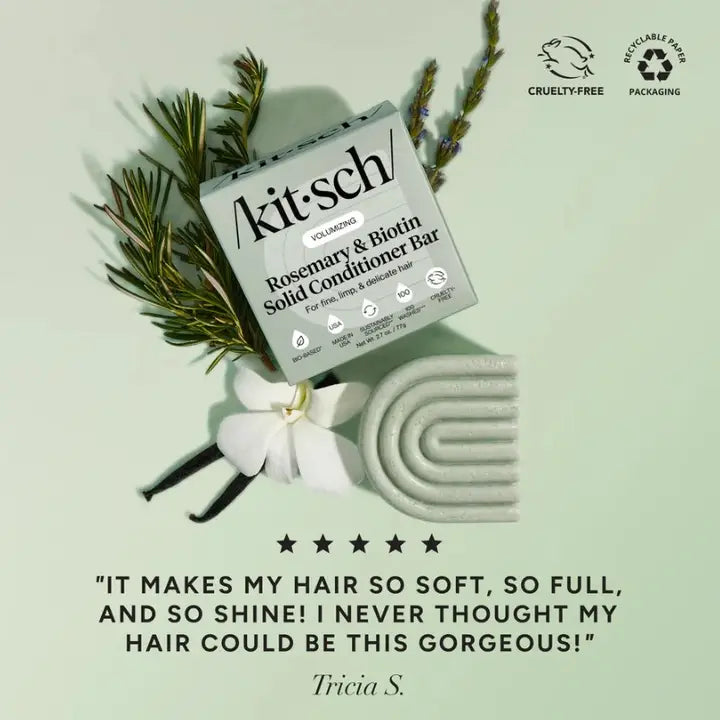 Rosemary & Biotin Volumizing Shampoo & Conditioner Bar Combo