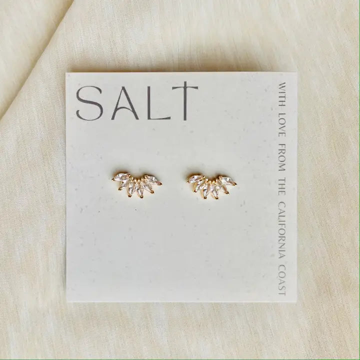 Fan Girl Crystal Stud Earrings