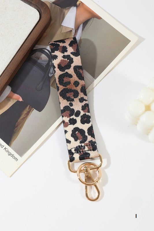 Jacquard Weave Wristlet Keychains