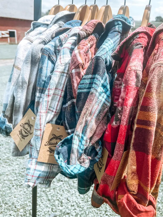 Bleached Flannel Toddler Shirt