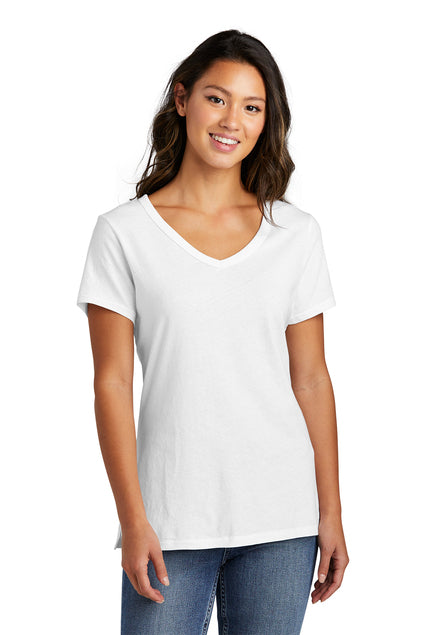 White V-Neck Tshirt