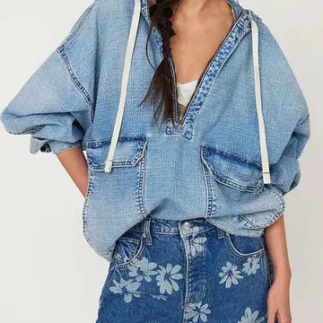 Denim Hoodie