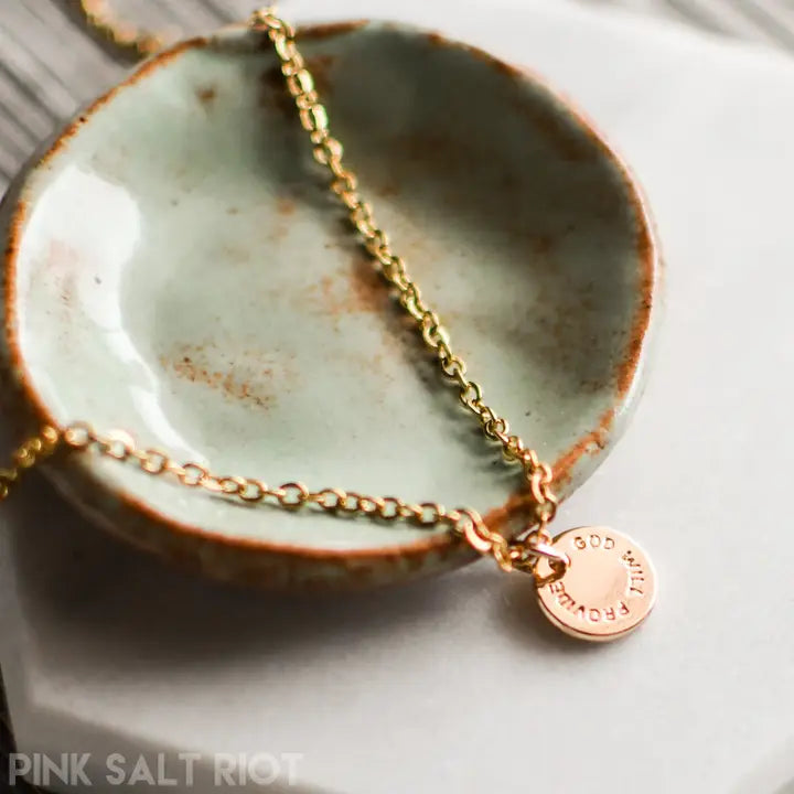 God Will Provide Gold Necklace