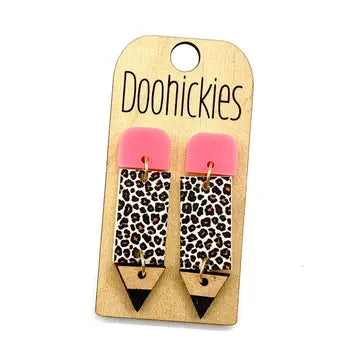 Pencil Dangle Earrings