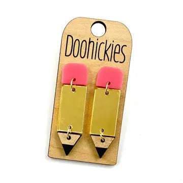 Pencil Dangle Earrings