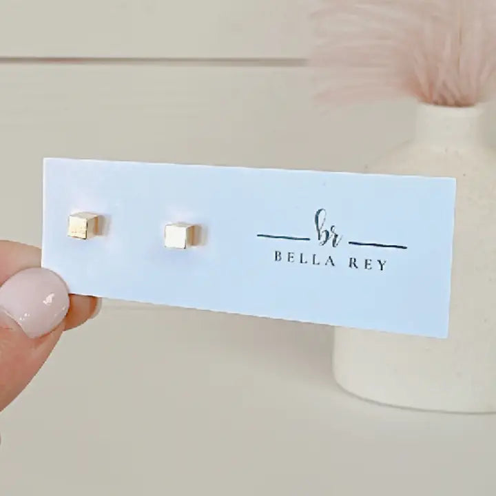 The Annie 18k Gold Plated Stud Earrings