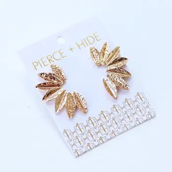 Small Textured Gold Wing