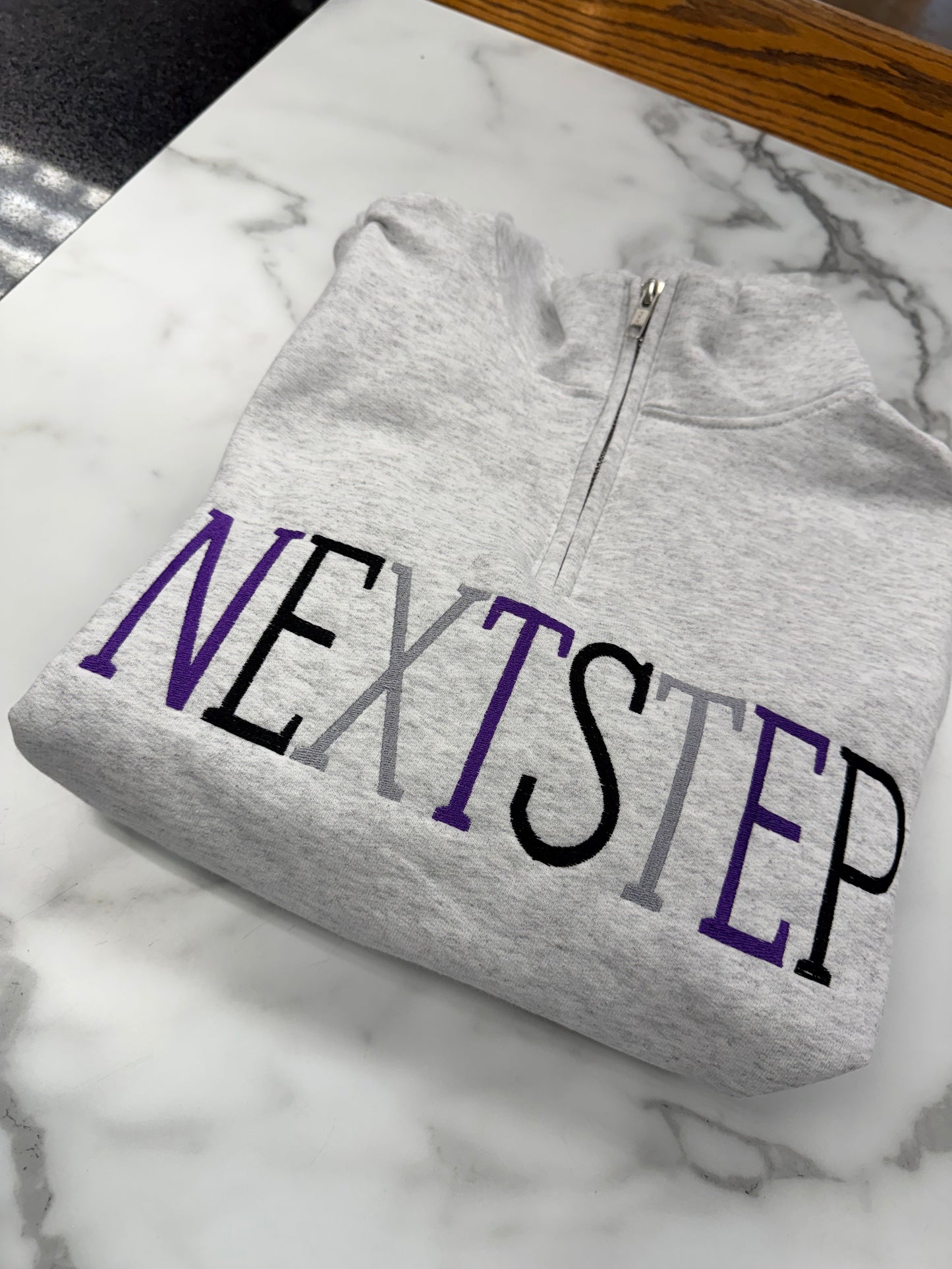 Block Embroidery 1/4 Zip (CUSTOM PREORDER)