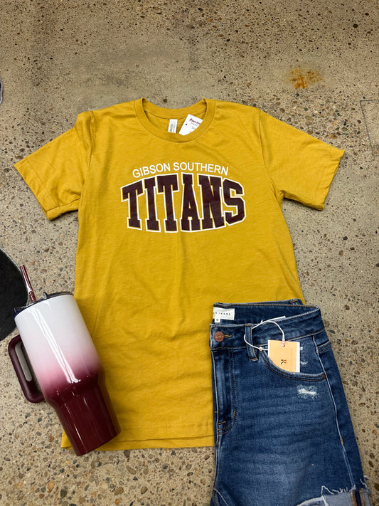 Titans Mustard T-shirt (Youth)