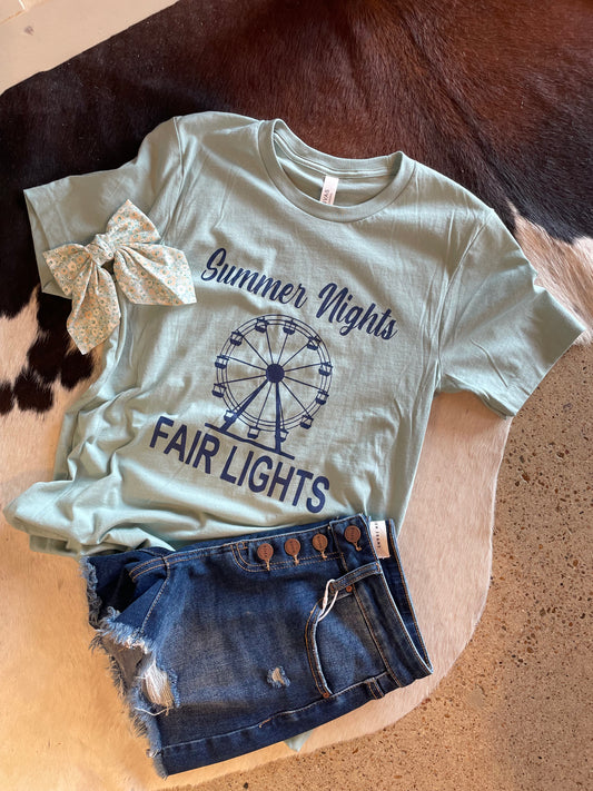 Summer Nights Fair Lights Tshirt