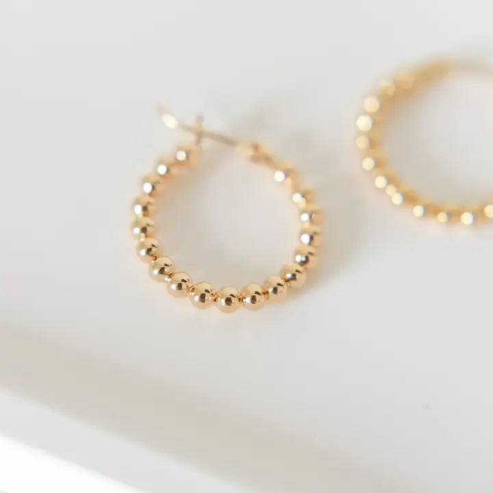 Vivi 18k Gold Plated Hoops