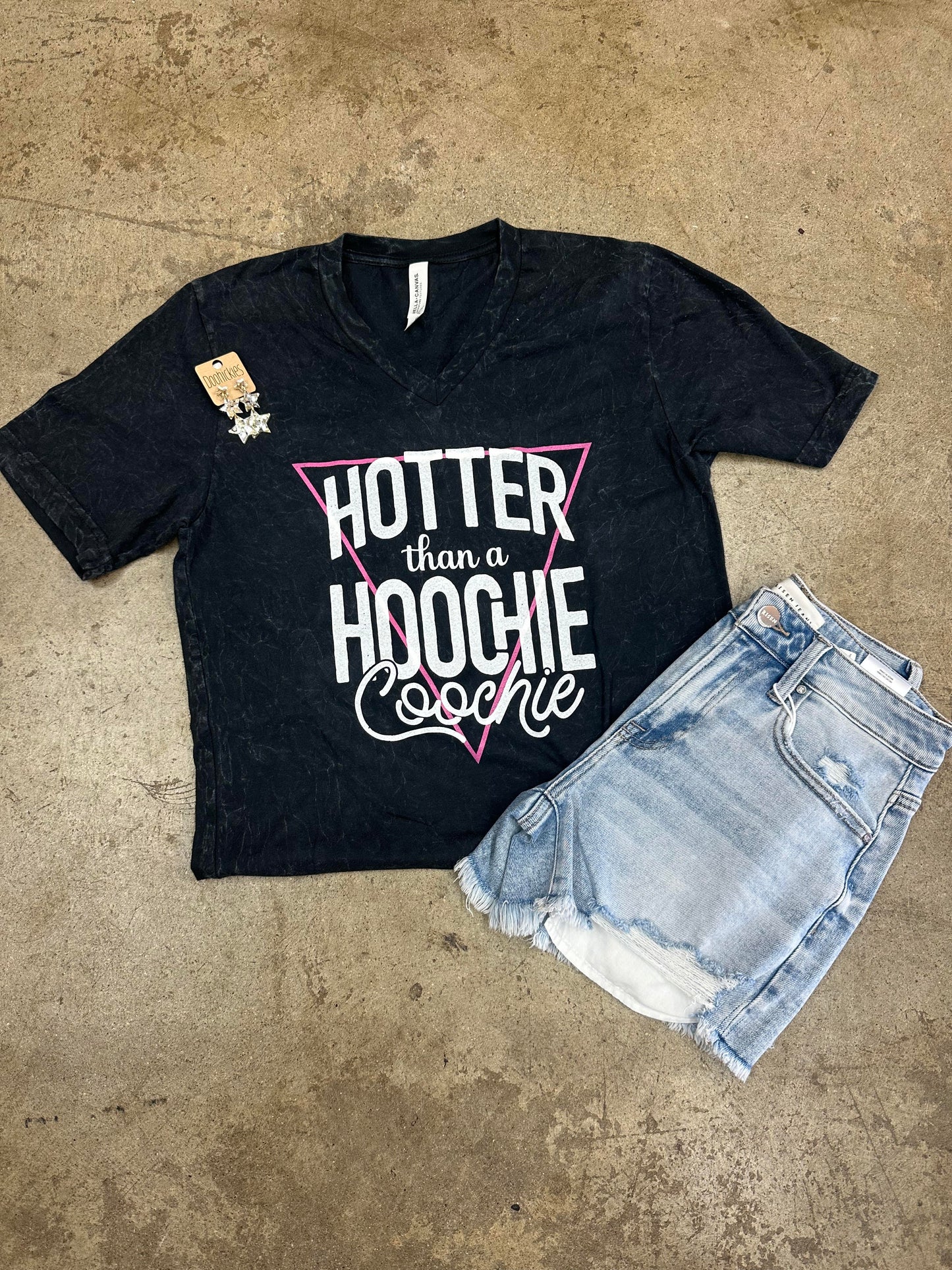 Hotter than a Hoochie Coochie VNeck