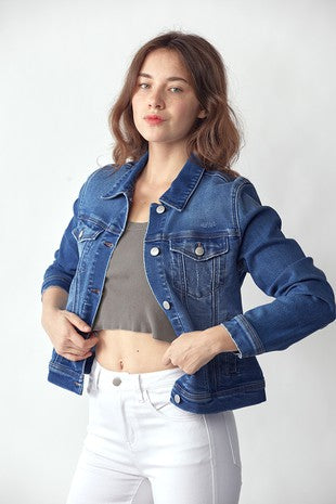 VIntage Wash Denim Jacket