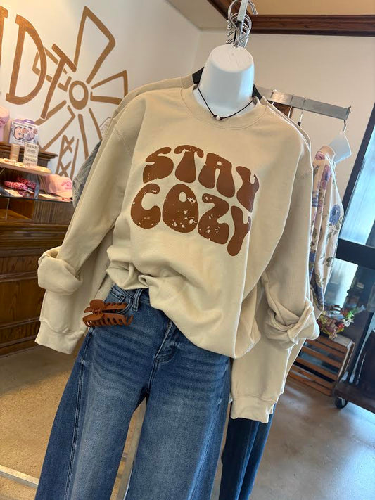 Stay Cozy Crewneck