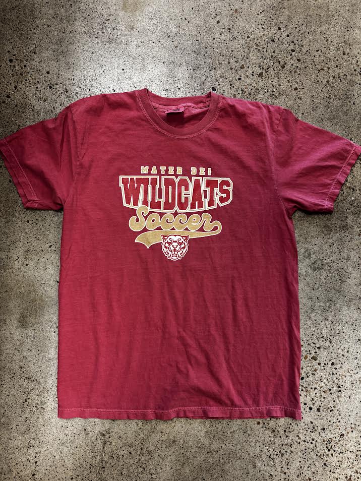 Mater Dei Comfort Color Tshirt - Soccerball