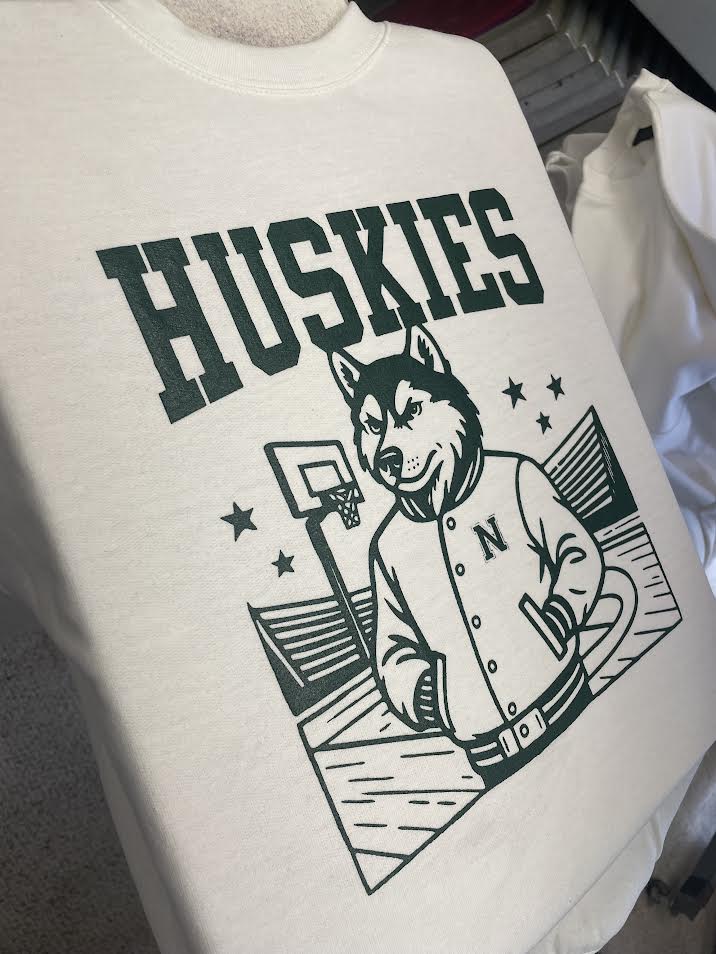 Basketball Letterman Jacket Crewneck