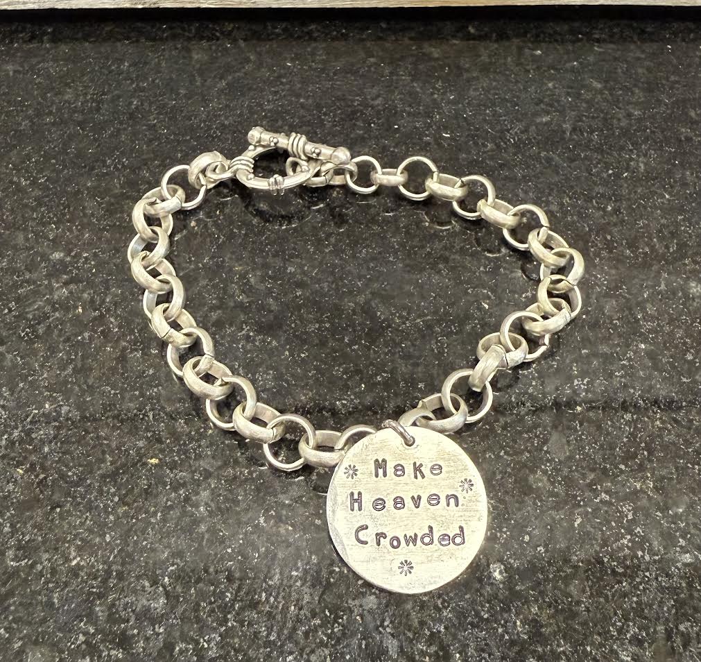 Bullets to Bling Make Heaven Crowded Bracelet