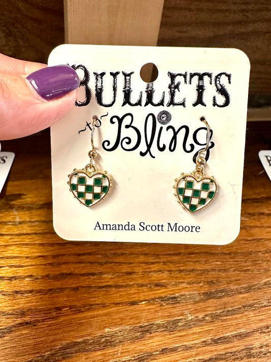 B2B Checkered Earrings