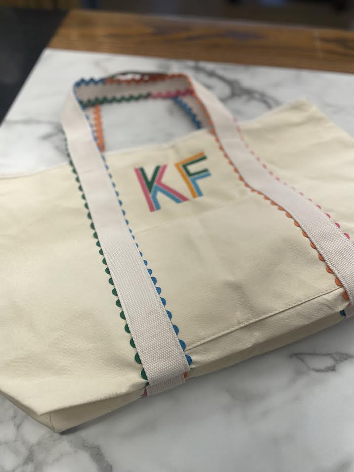 Ric Rac Tote (Includes Monogram)