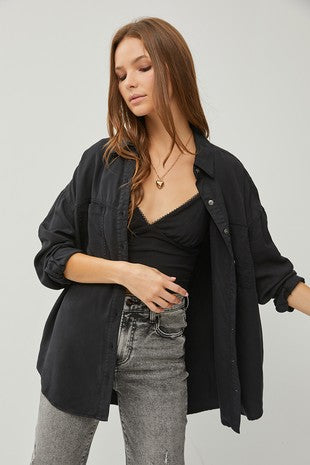 Oversized Tencel Shirt
