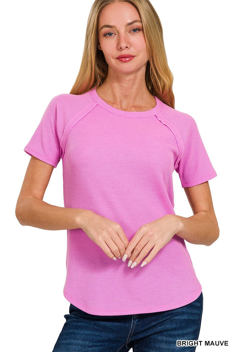 Baby Waffle Short Sleeve Top Baby Waffle Short Sleeve Top