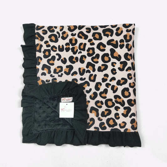 Minky Print Baby Blanket