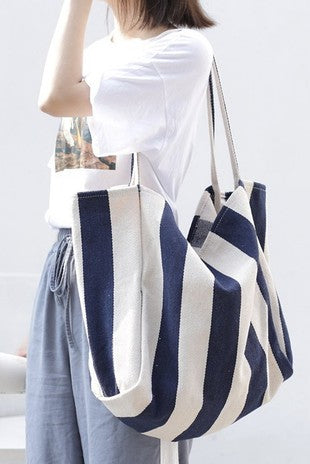 Striped Tote