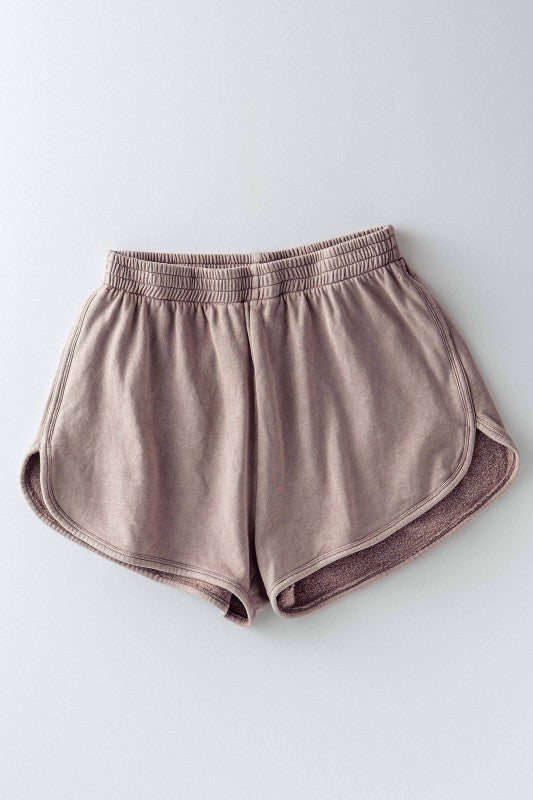 Vintage Wash Athletic Shorts