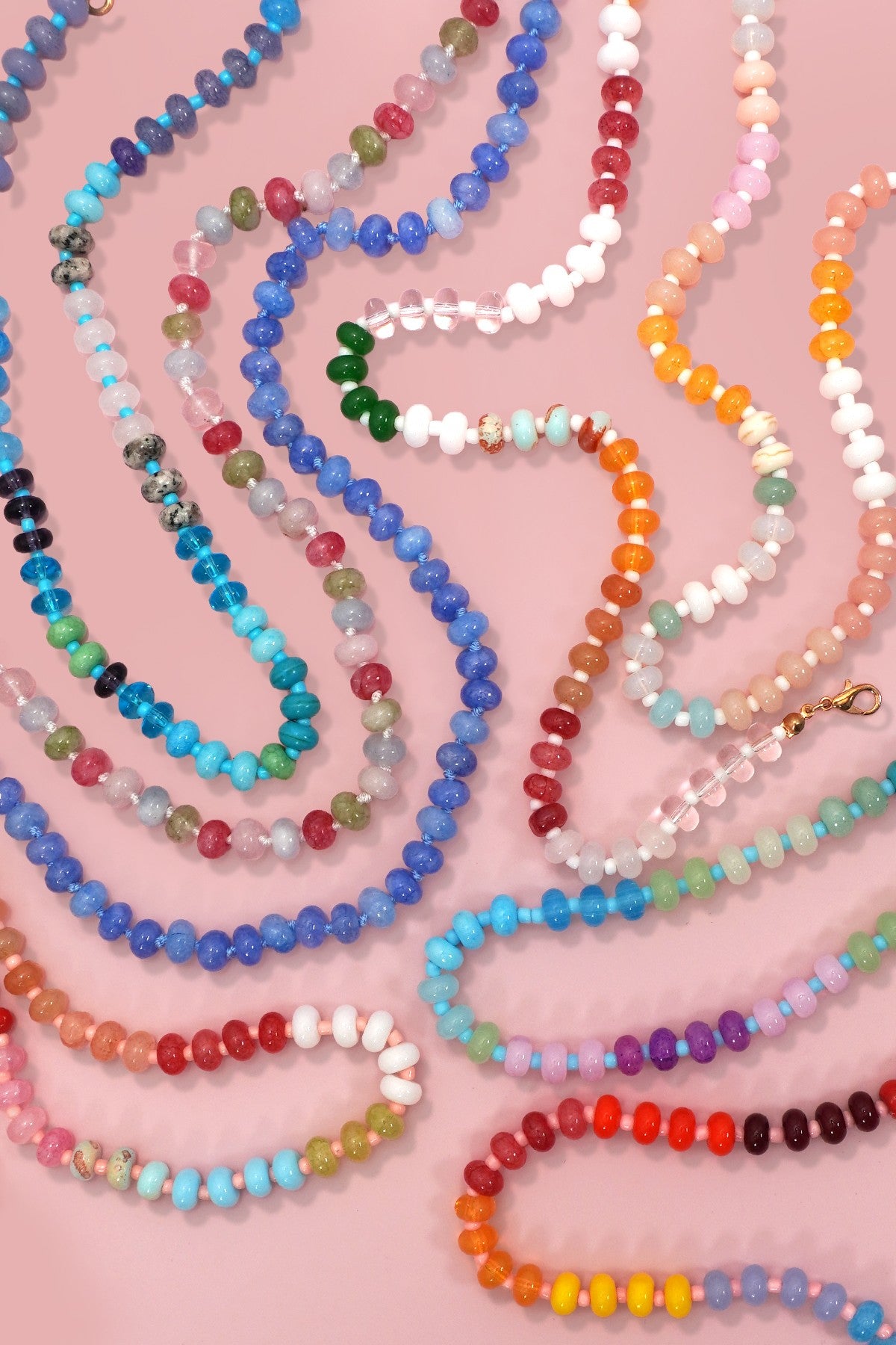 Stone Glass Necklace
