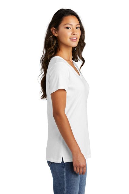 White V-Neck Tshirt