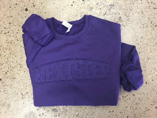 Next Step Raw Edge Crewneck
