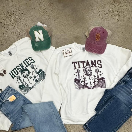 Letterman Jacket Crewneck