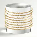 Confetti Beaded Bangle Stacking Bracelets