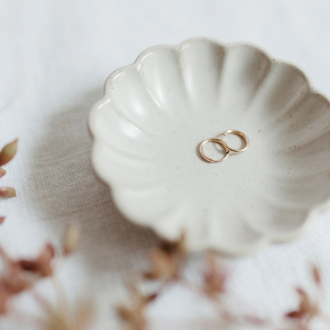 Endless Hoop Gold 12mm Earrings