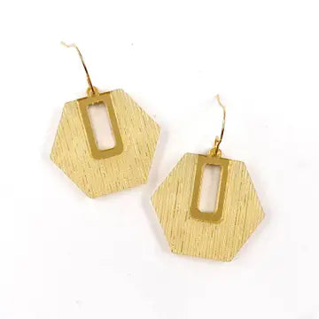 Sparkle Hexi Bellas Dangle Earrings