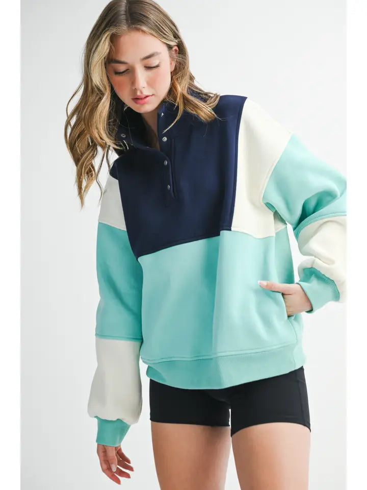 Glo Colorblock Pullover