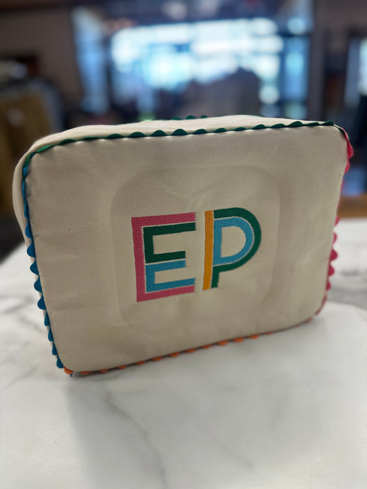 Ric Rac Cosmetic Bag (Includes Monogram)