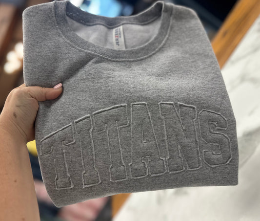 Titans Raw Edge Crewneck