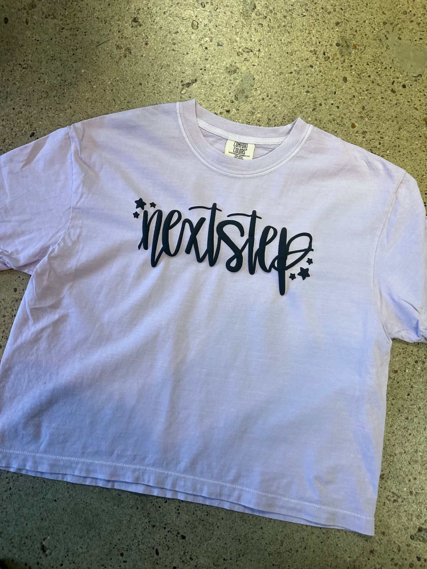 Next Step Puff Crop Tee