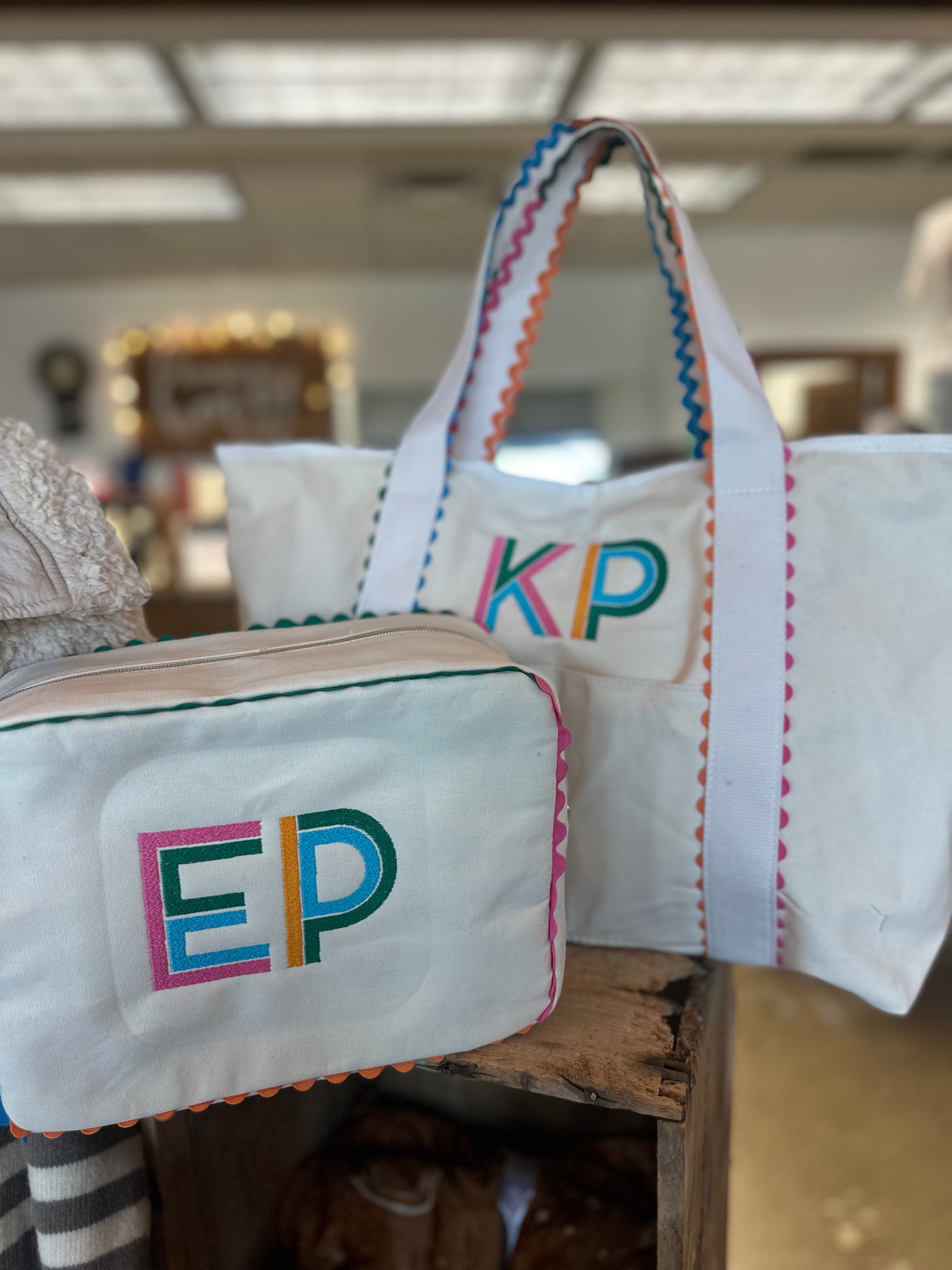 Ric Rac Tote (Includes Monogram)