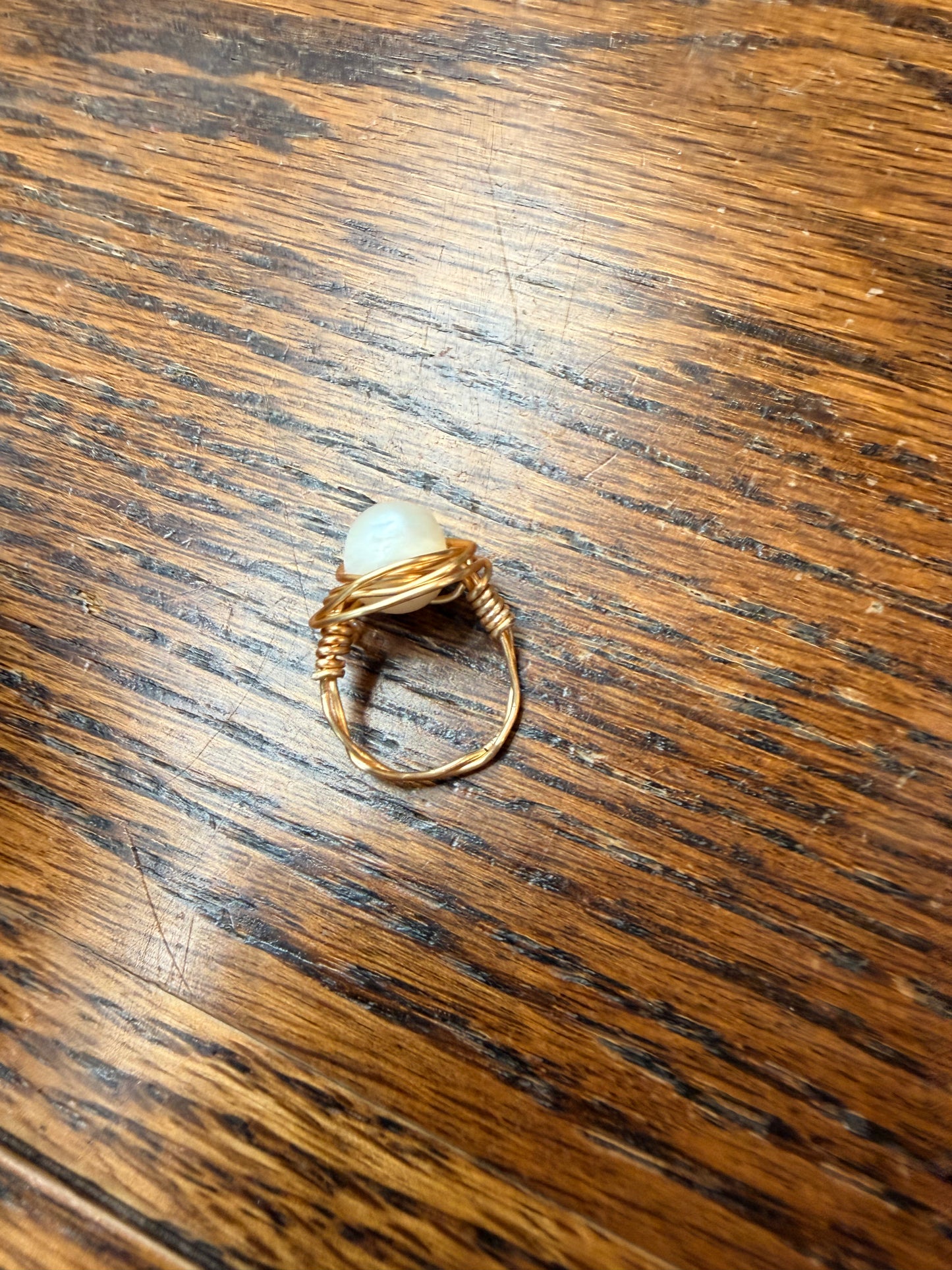 Nested Pearl Ring