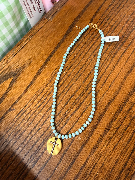 Colorful Cross Necklace