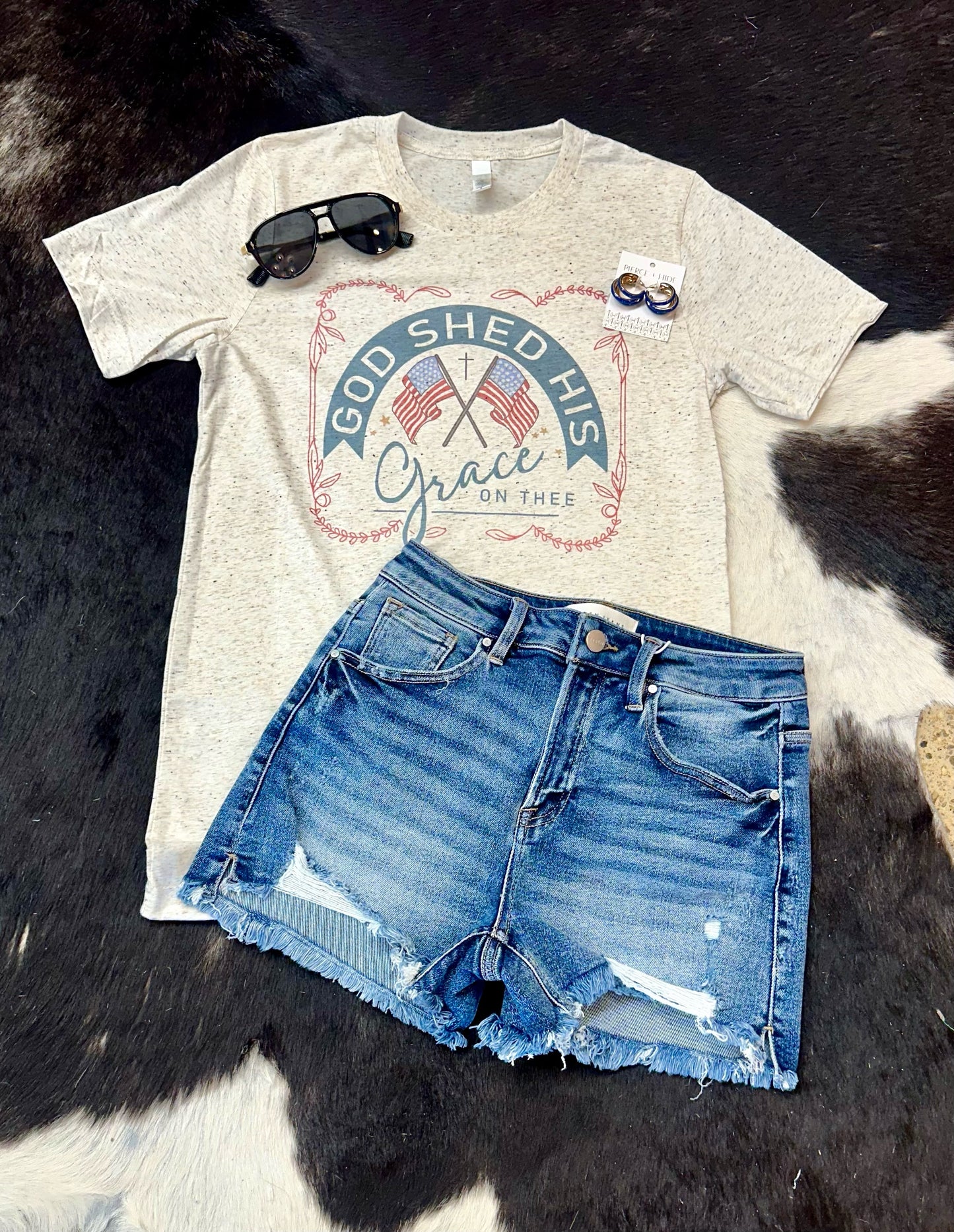 God shed His Grace Tee