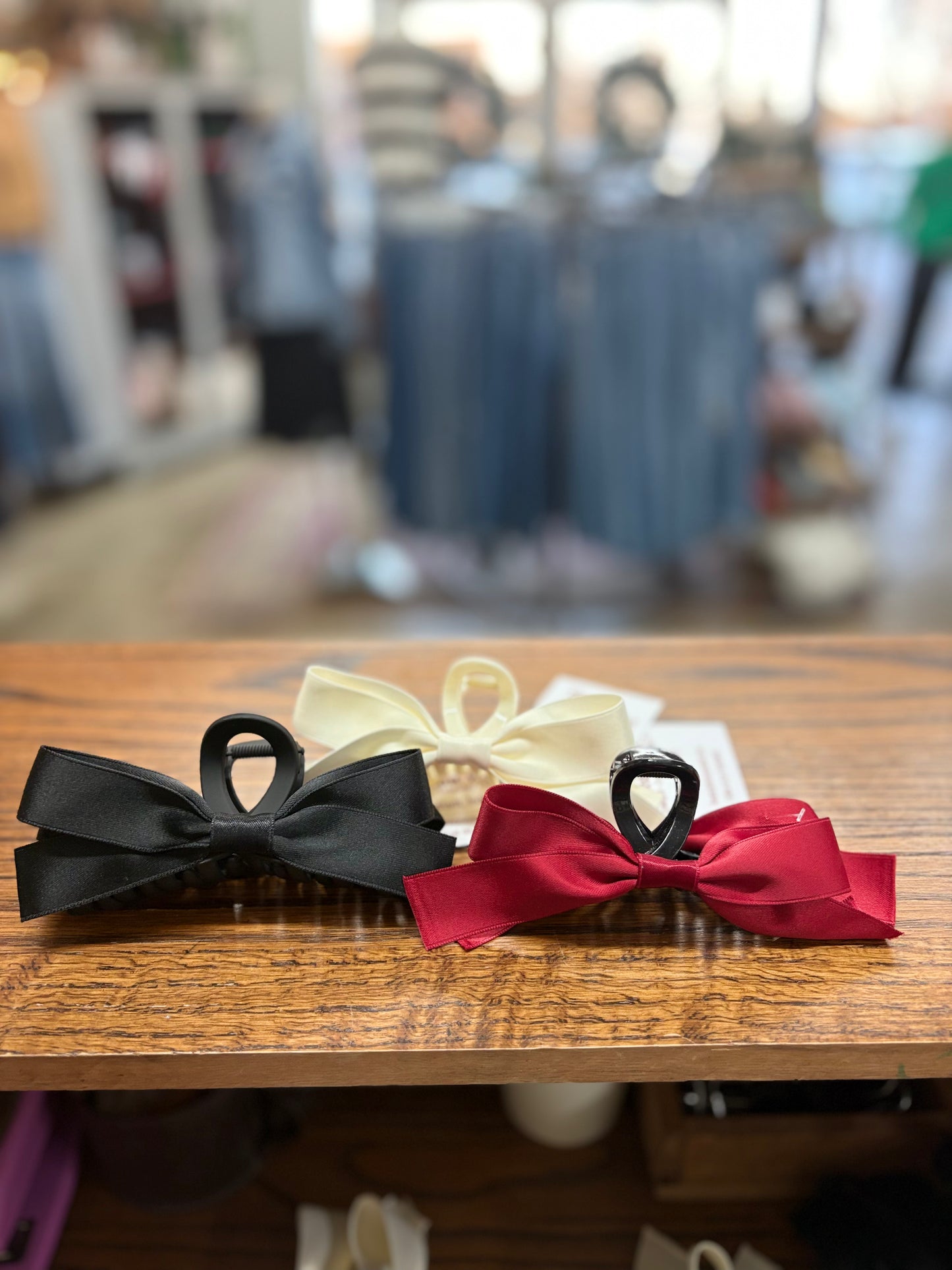 Large Hair Bow Clip
