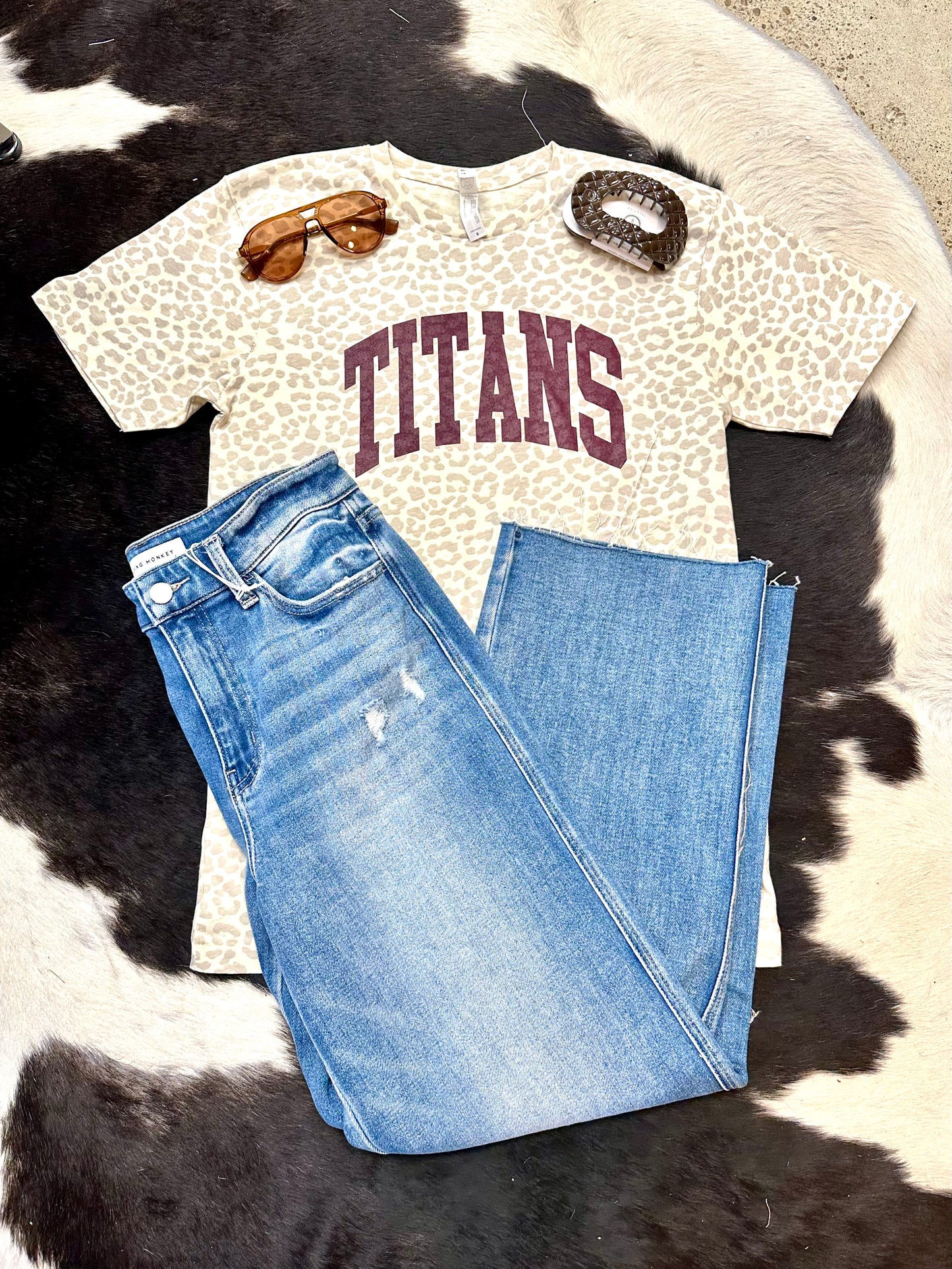 Leopard Spiritwear Tshirt