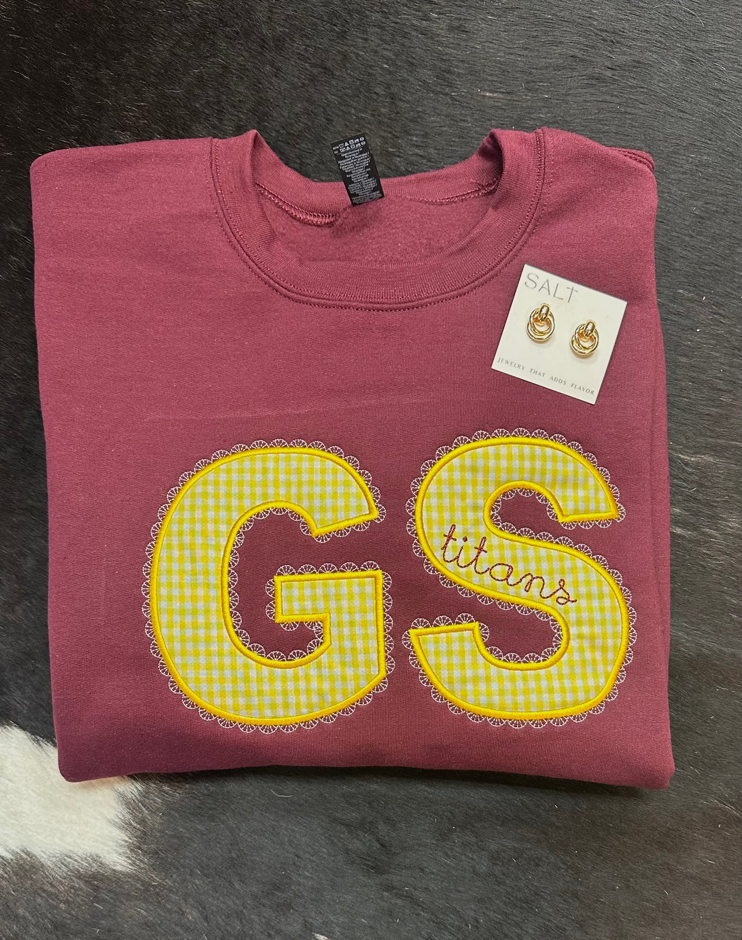 Lace Mascot Spiritwear Crew