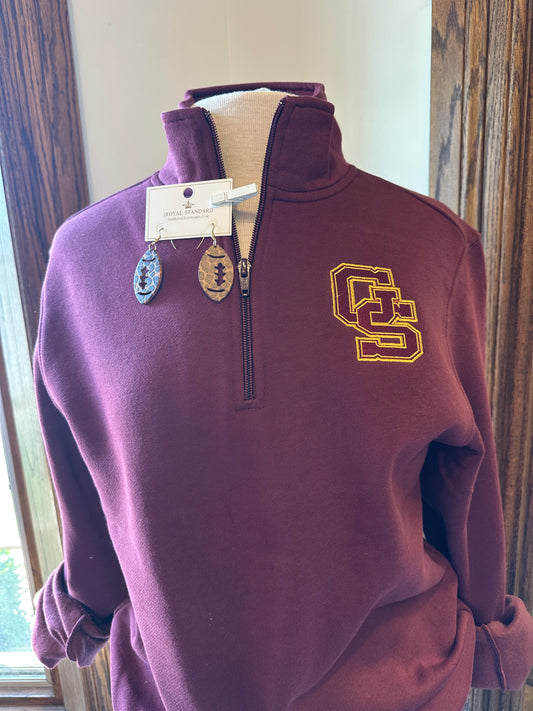 Embroidered Logo 1/4 zip